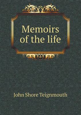 Book cover for Memoirs of the life