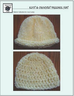 Book cover for Preemie Hats - Easy Knit & Crochet Pattern