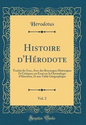 Book cover for Histoire d'Hérodote, Vol. 2