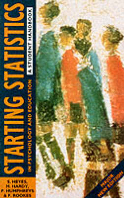 Book cover for Starting Statistics in Psychology and Education