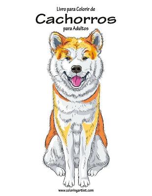 Cover of Livro para Colorir de Cachorros para Adultos 1