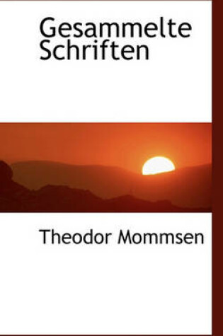 Cover of Gesammelte Schriften