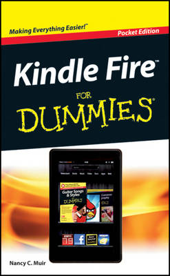 Book cover for Kindle Fire for Dummies Pocket Edition