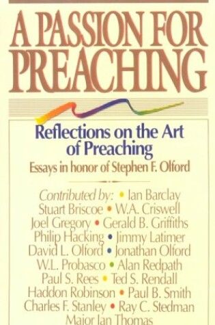 Cover of A Passion for Preaching