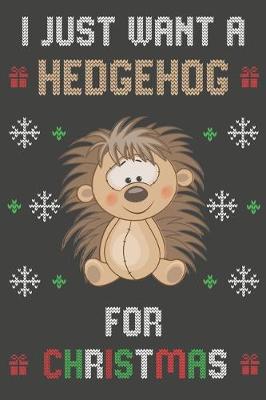 Book cover for I Just Want A Hedgehog For Christmas