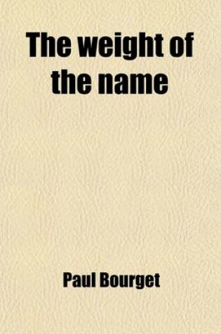 Cover of The Weight of the Name