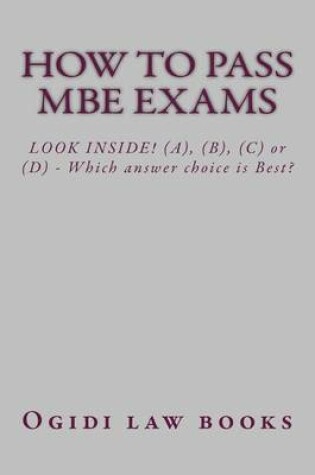 Cover of How to Pass MBE Exams