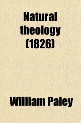 Cover of Natural Theology (1826)