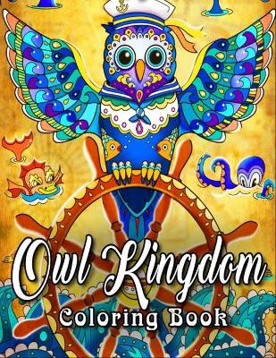 Book cover for Owl Kingdom Coloring Book