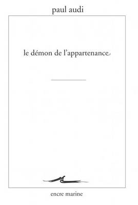 Cover of Le Demon de l'Appartenance