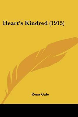 Book cover for Heart's Kindred (1915)