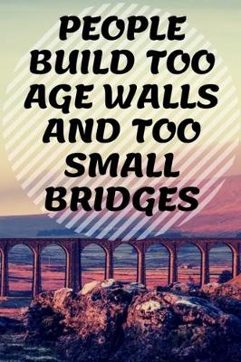 Book cover for People Build Too Age Walls and Too Small Bridges