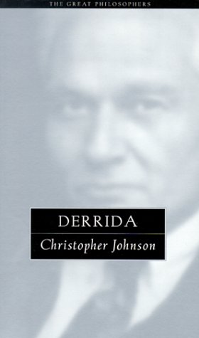 Book cover for Derrida