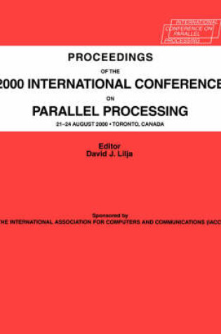 Cover of 2000 Parallel Processing Int Conf, 29th