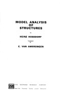 Cover of Model Analysis of Structures