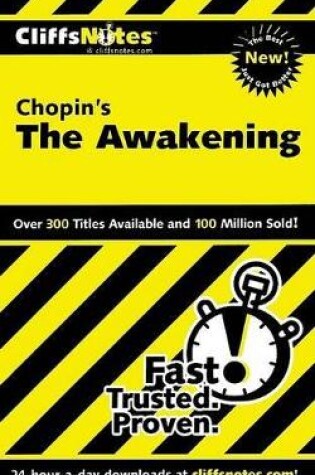 Cover of CliffsNotes the Awakening