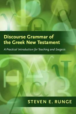 Book cover for Discourse Grammar of the Greek New Testament