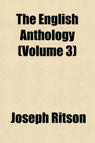 Cover of The English Anthology (Volume 3)