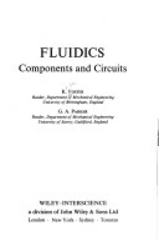 Cover of Fluidics