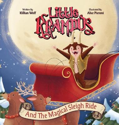 Book cover for Little Krampus and the Magical Sleigh Ride