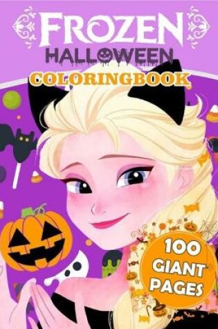 Cover of Fronzen Halloween Coloring Book