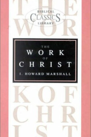 Cover of Work of Christ