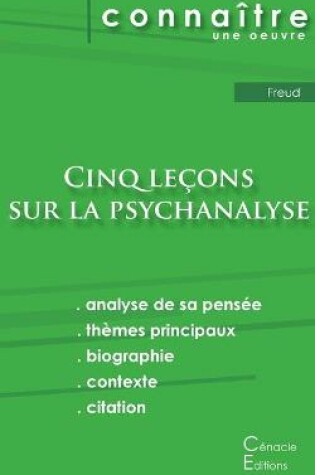 Cover of Fiche de lecture Cinq lecons sur la psychanalyse de Freud (analyse litteraire de reference et resume complet)