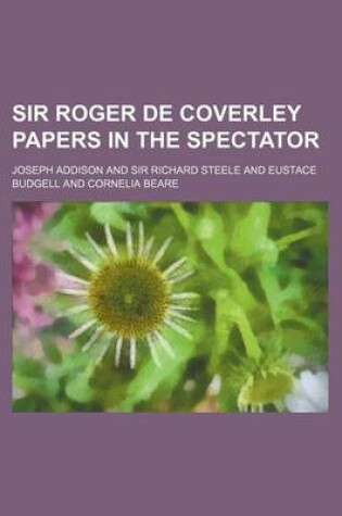 Cover of Sir Roger de Coverley Papers in the Spectator