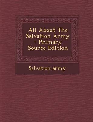 Book cover for All about the Salvation Army