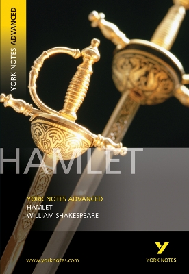 Book cover for Hamlet: York Notes Advanced everything you need to catch up, study and prepare for and 2023 and 2024 exams and assessments