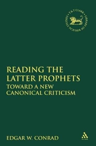 Cover of Reading the Latter Prophets