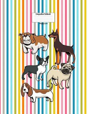 Book cover for Composition Notebook Puppy Love