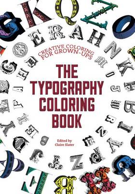 Book cover for The Typography Coloring Book