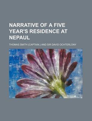 Book cover for Narrative of a Five Year's Residence at Nepaul (Volume 1)