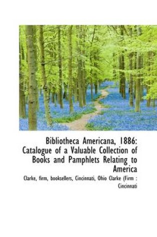Cover of Bibliotheca Americana, 1886
