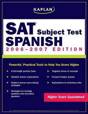 Book cover for Kaplan SAT Subject Test
