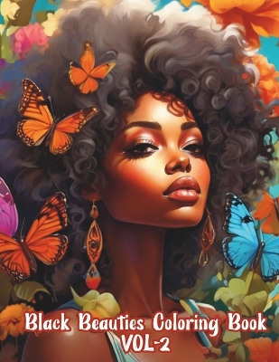 Book cover for Black Beauties Coloring Book VOL-2