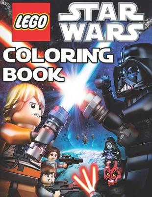 Book cover for LEGO STAR WARS Coloring Book