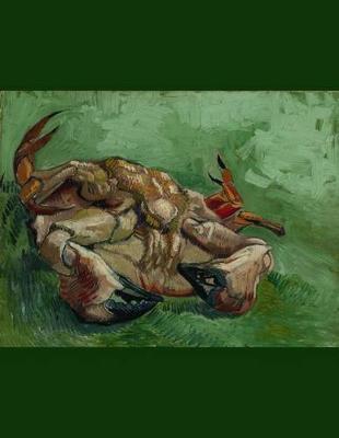 Book cover for A Crab on Its Back, Vincent Van Gogh. Blank Journal