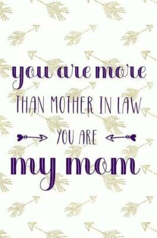 Cover of You Are More Than Mother In Law, You Are My Mom