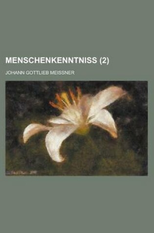 Cover of Menschenkenntniss (2 )