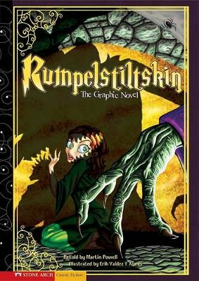 Book cover for Graphic Spin Rumpelstiltskin the Graphic Novel