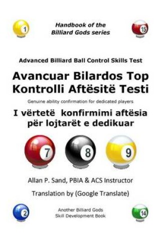 Cover of Advanced Billiard Ball Control Skills Test (Albanian)
