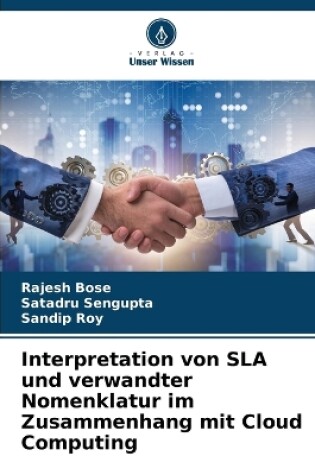 Cover of Interpretation von SLA und verwandter Nomenklatur im Zusammenhang mit Cloud Computing