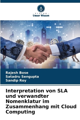 Book cover for Interpretation von SLA und verwandter Nomenklatur im Zusammenhang mit Cloud Computing