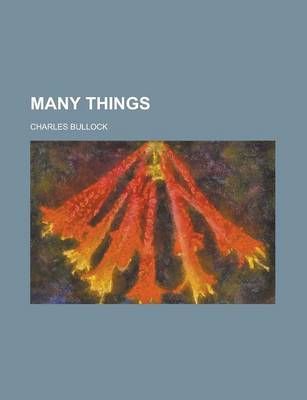 Book cover for Many Things