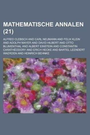 Cover of Mathematische Annalen (21 )