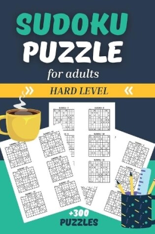 Cover of Sudoku Puzzle for Adults - Hard Level