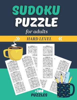 Book cover for Sudoku Puzzle for Adults - Hard Level