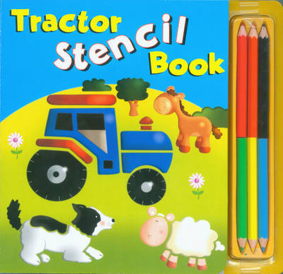 Book cover for Tractor Stencil Book